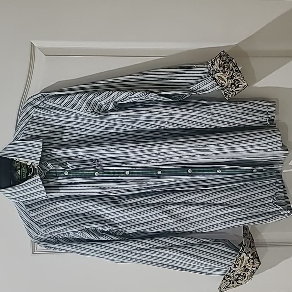 Men's Jacquard cotton shirt